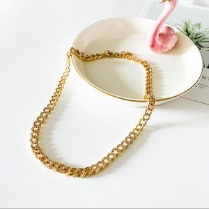 J. Crew Gold Link Chain Statement Necklace
